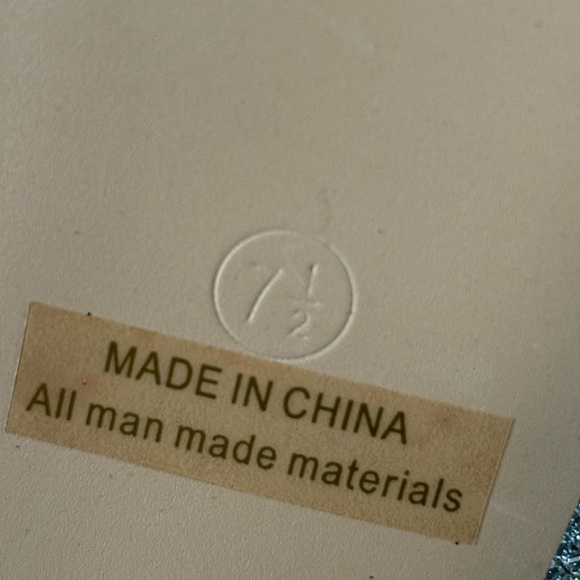 Dream pairs SWAN-20, Silver Glitter | Size 7.5 | strappy platform heels - Picture 6 of 11